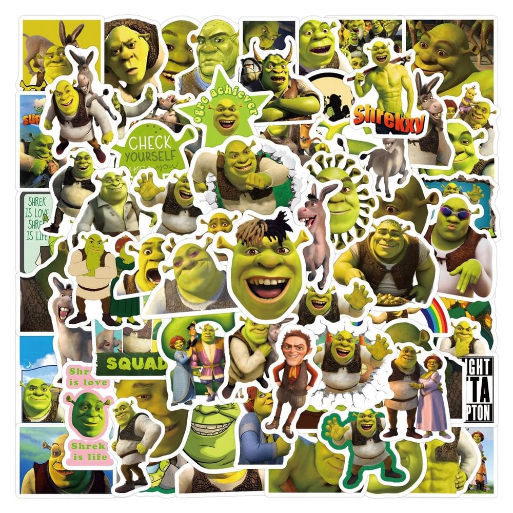 Adesivos Shreks Waterproof Vinyl Anime 120 unidades/lote para laptop