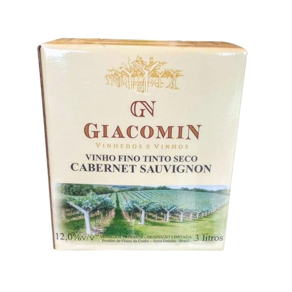 Vinho Cabernet Sauvignon Giacomin - Bag 3L