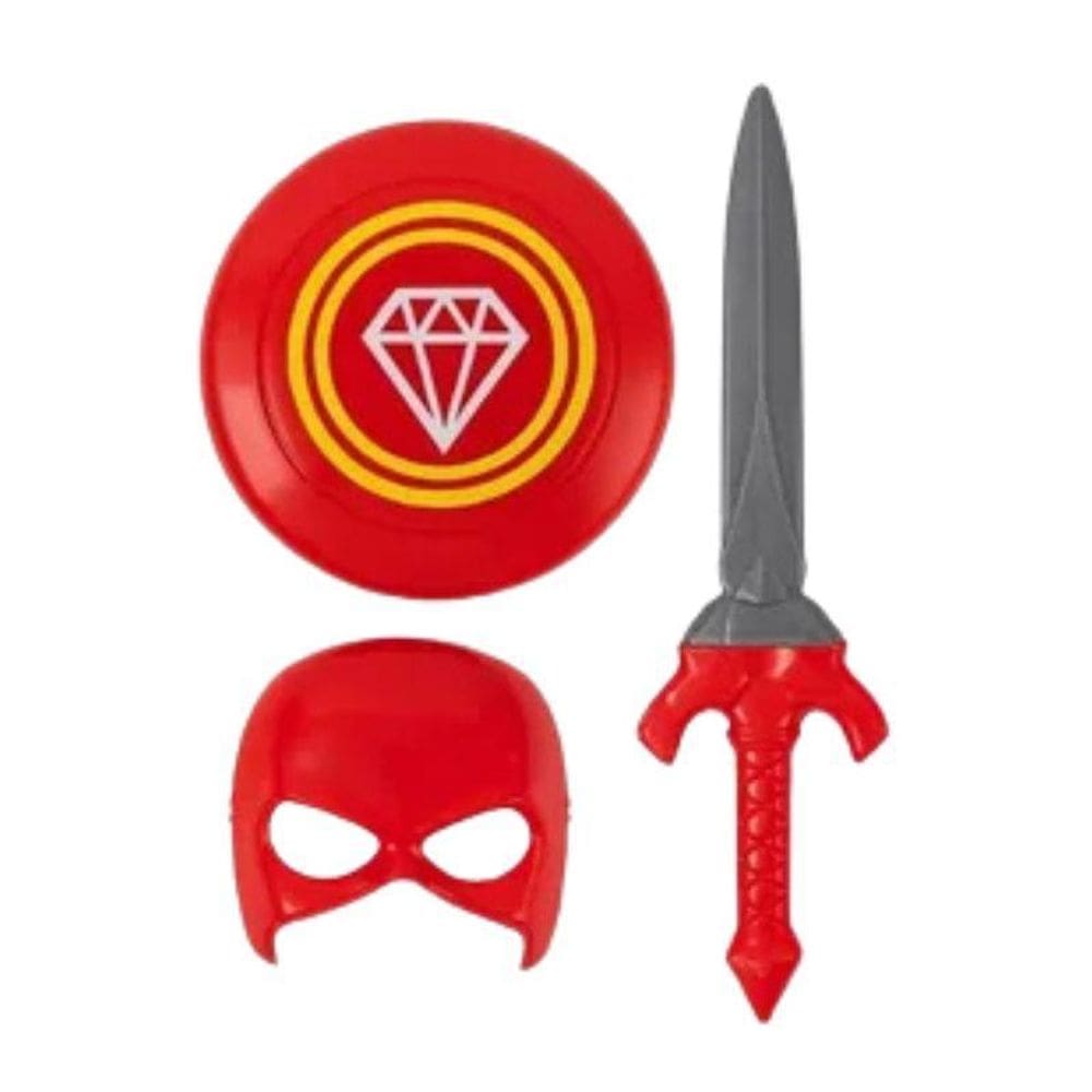 Kit Fantasia Infantil Capitão América Vermelho