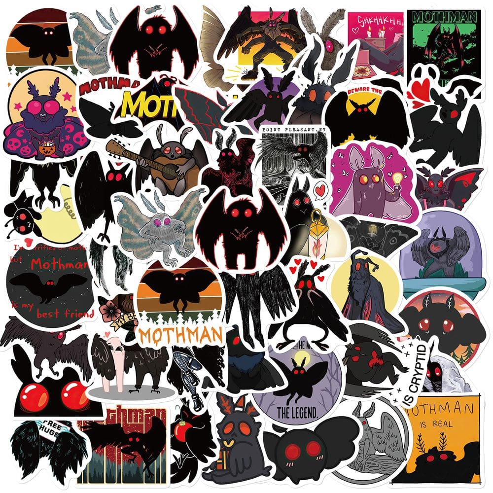 Adesivos Mothmans Waterproof Vinyl Anime 50 unidades/lote 5-7 cm