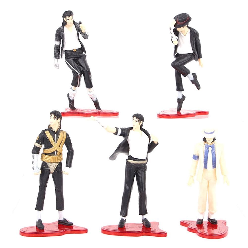 Boneco de ação Michaels Jacksons Anime 5 unidades/lote 10,5 a 11,5 cm
