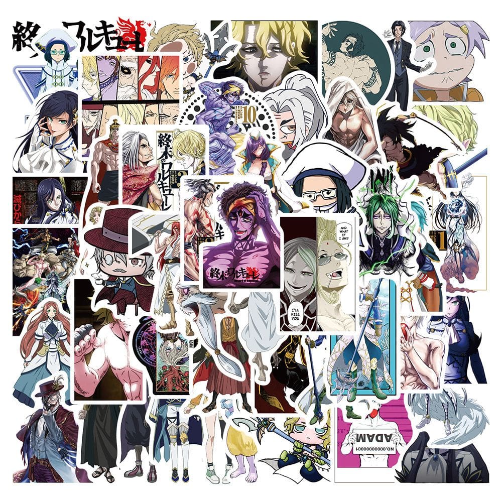 Adesivos Records Of Ragnaroks Waterproof Vinyl Anime x50