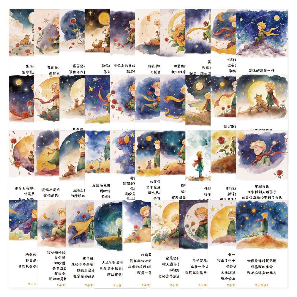 Adesivos Petits Princes Littles Princes impermeáveis, 40 unidades