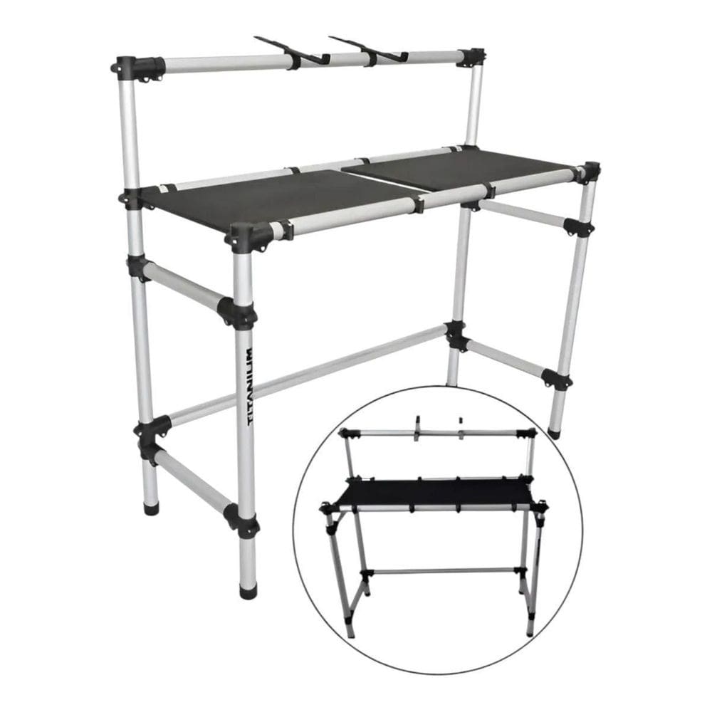 Rack Titanium Rdj Prata Para Controladoras