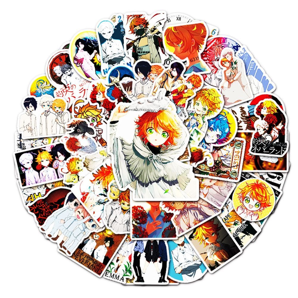 Adesivos de vinil impermeável Promises Neverlands 50 unidades/lote