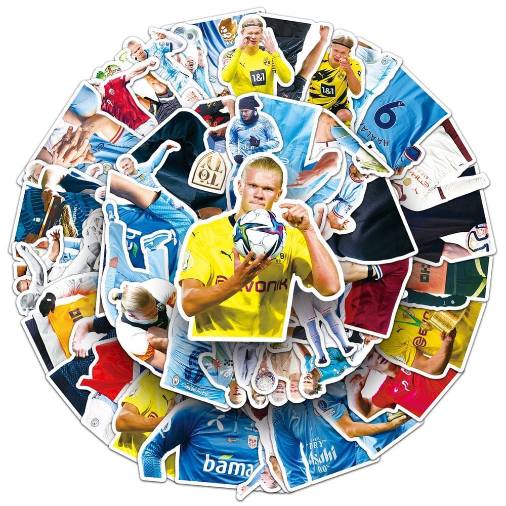 Adesivos de vinil impermeável Haalands, anime, 50 unidades/lote, 5-7 cm