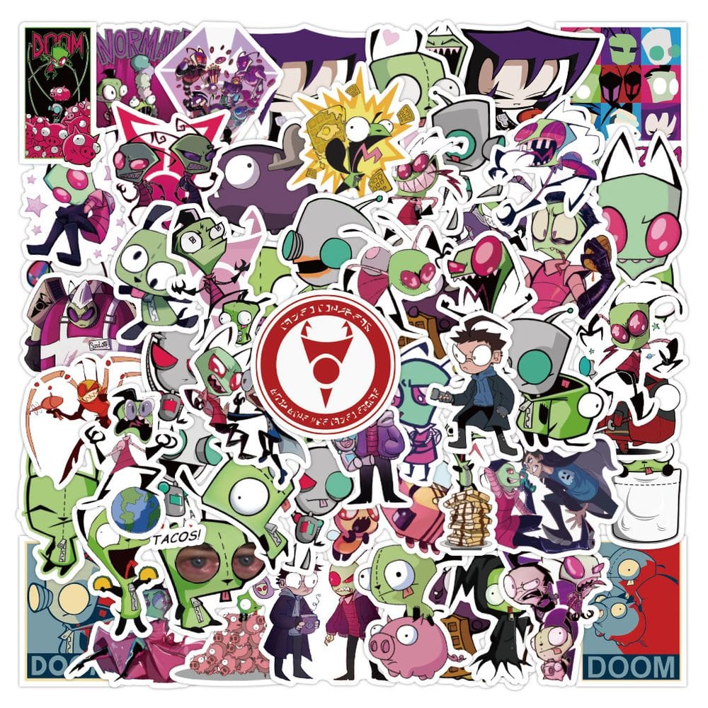 Adesivos Alien Waterproof Vinyl Anime 50 unidades/lote 5-7 cm