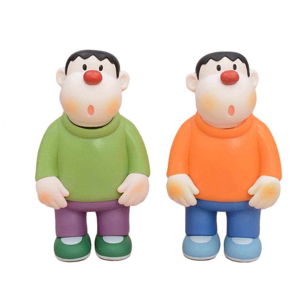 Figura de brinquedo colecionável modelo Nobitas Nobis Anime x2 11,5 cm