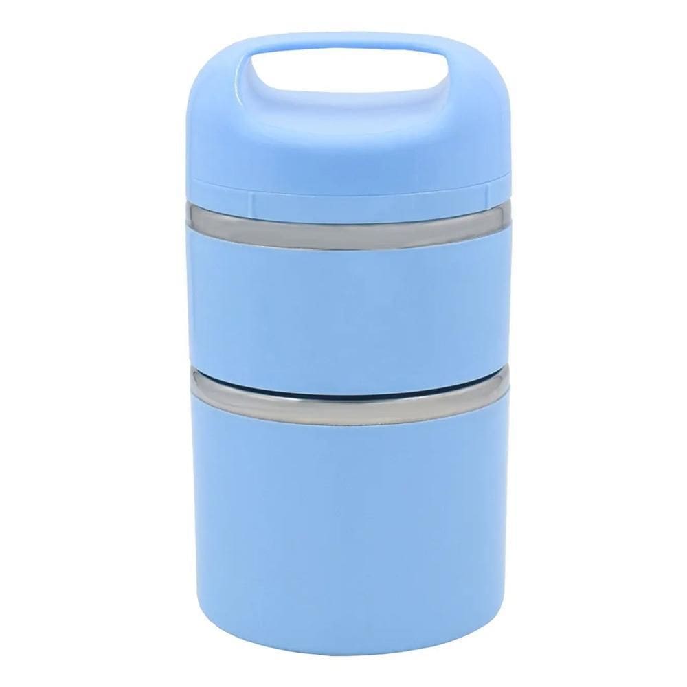 Lancheira Vertical 3 Compartimentos Inox Marmita