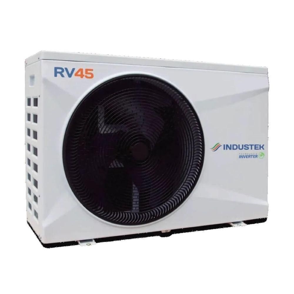 Bomba Trocador De Calor Wi-fi Inverter Aquecimento Para Piscinas Até 45 Mil Litros Rv45 - Industek