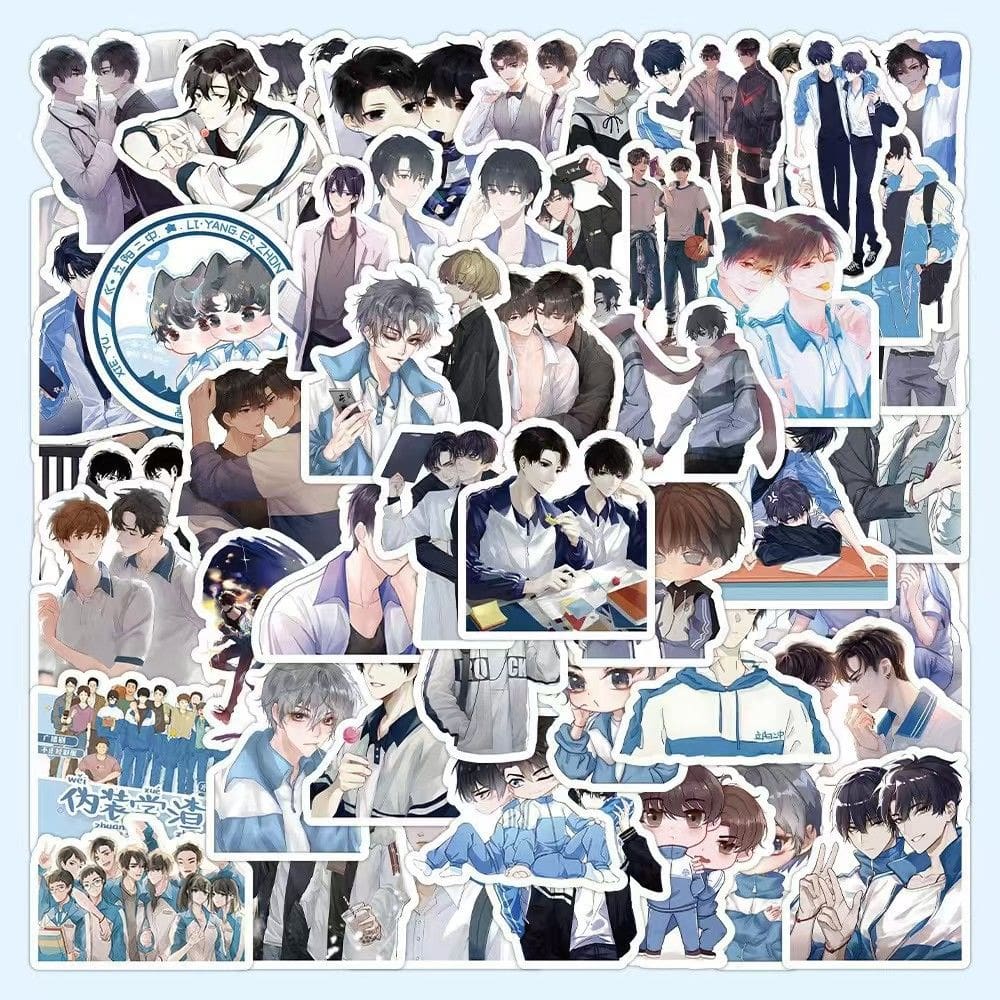 Adesivos, 60 unidades/lote, disfarçados, retos, de vinil impermeável