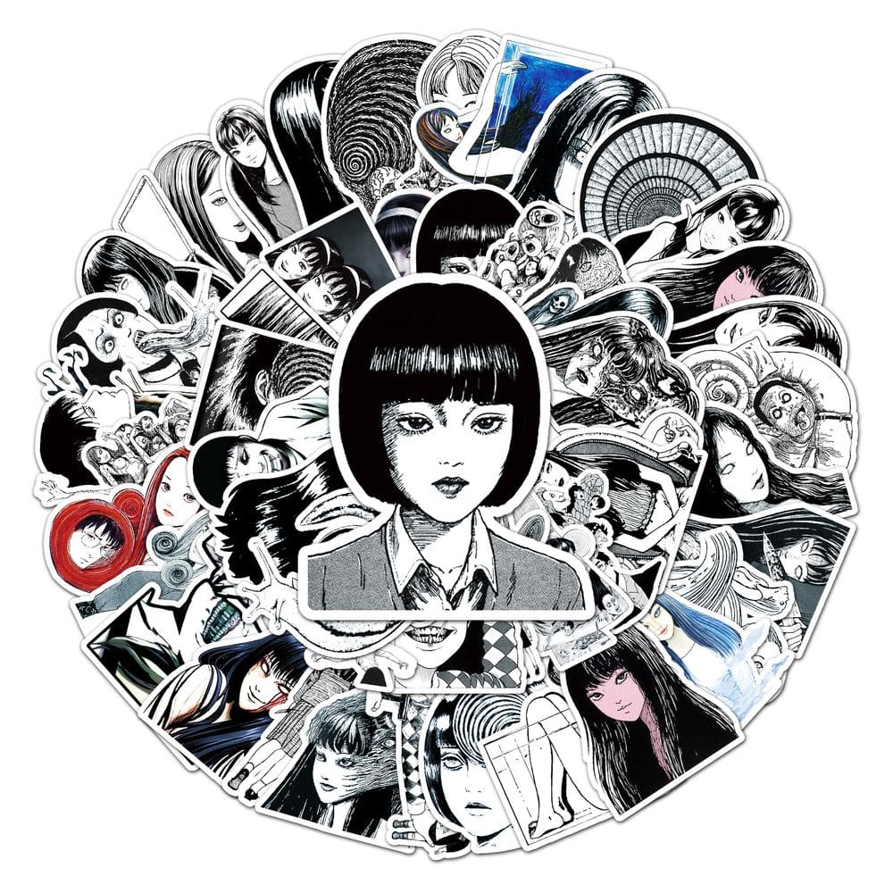 Pacote de adesivos Tomies Anime Adesivos de vinil impermeáveis (50 unidades)