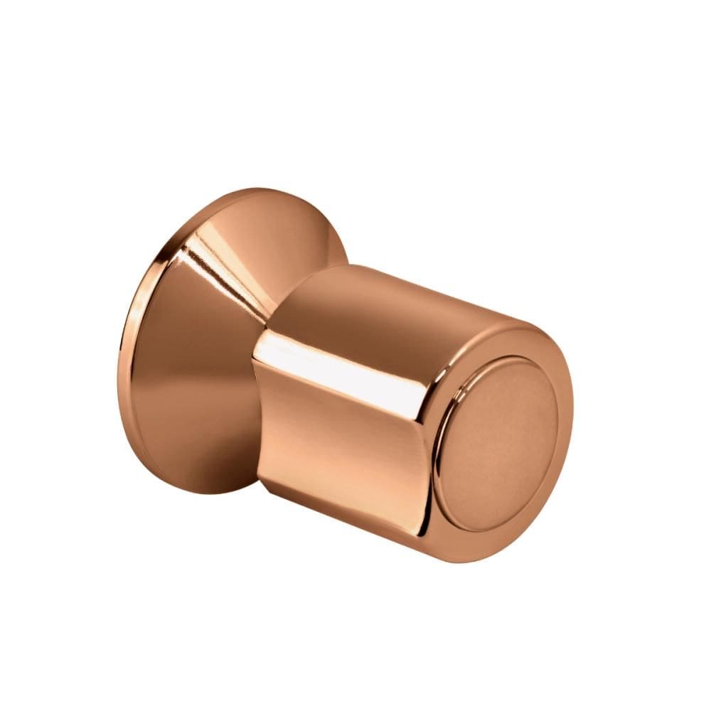 Acabamento de registro redondo Guajará Pingoo.casa - Dourado Rose