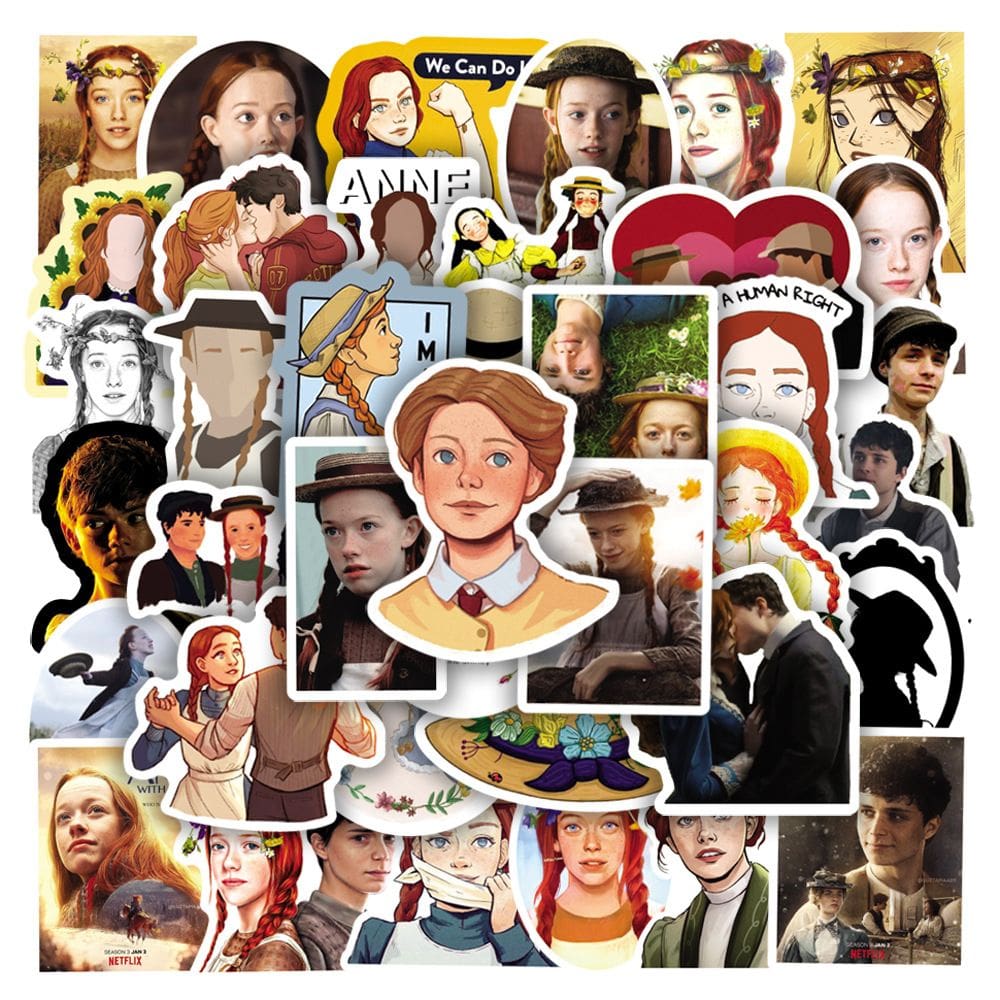 Adesivos Annes com vinil impermeável E Seasons, 50 unidades