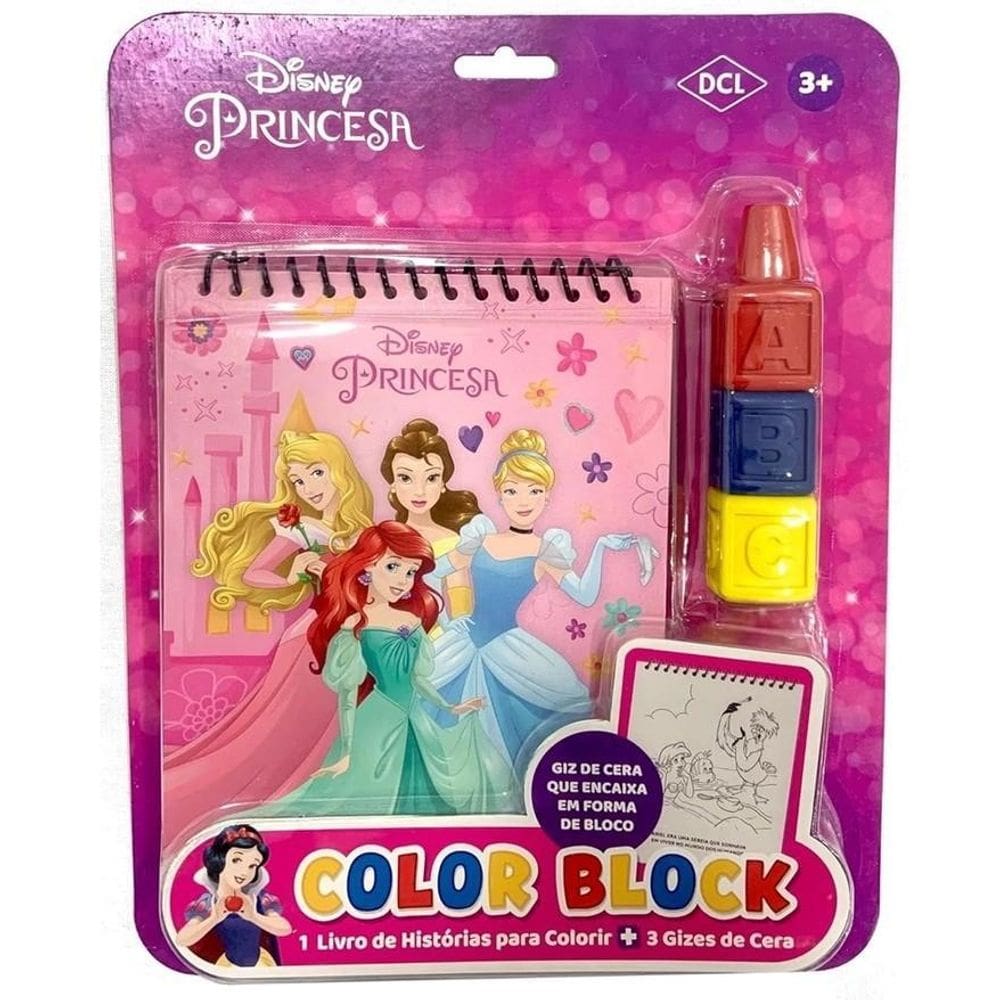 Kit Color Block - Disney - Princesa