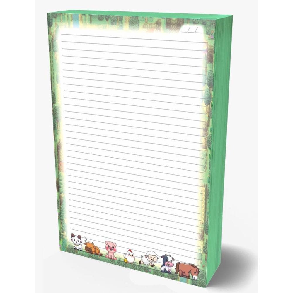 Refil Caderno Discos 90G B5 10 Furos Fazenda 100 Folhas