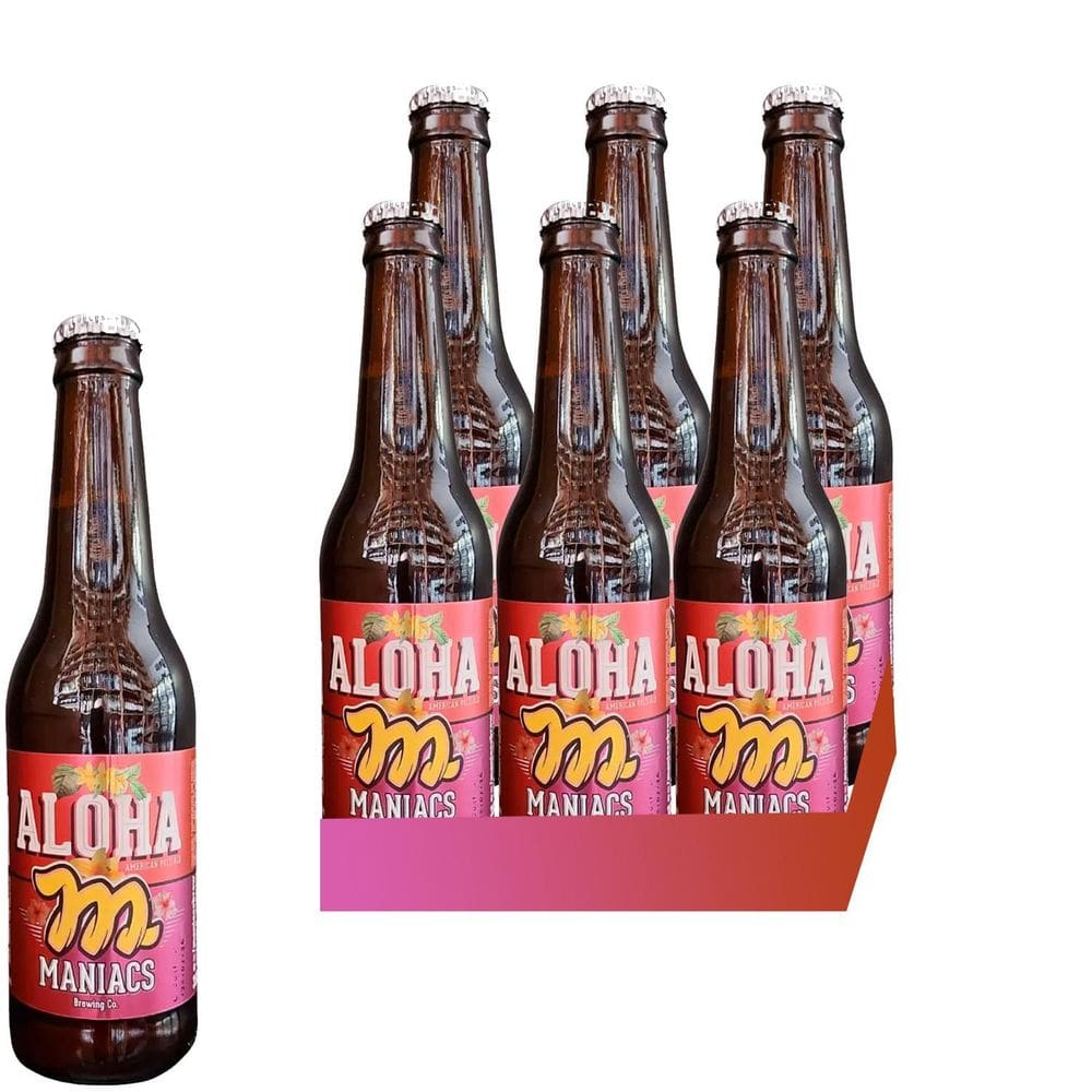 Kit Com 6Und Cerveja Maniacs Aloha 355Ml