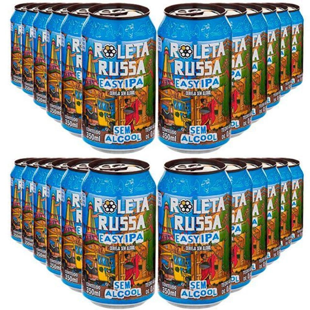 Cerveja Sem Álcool E Sem Glúten Easy Ipa Roleta Russa- 24 Un