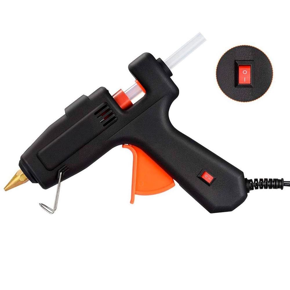 Pistola De Cola Quente 60W Ideal Para Papelaria E Escola