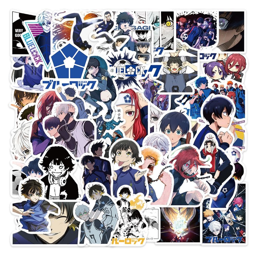 Adesivos Monsters Highs, vinil impermeável, anime, 50 unidades