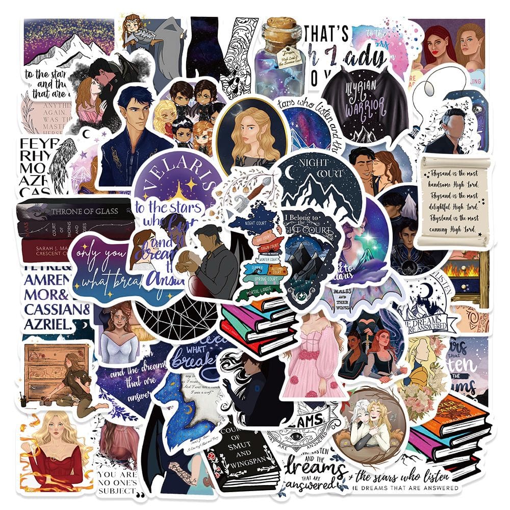 Adesivos Acotars Merchandises em vinil impermeável 60 unidades/lote