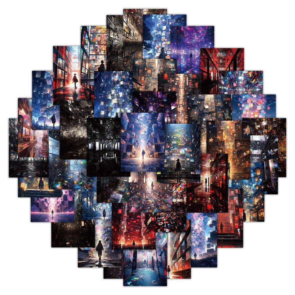 Adesivos Inceptions, vinil impermeável, anime, 60 unidades/lote