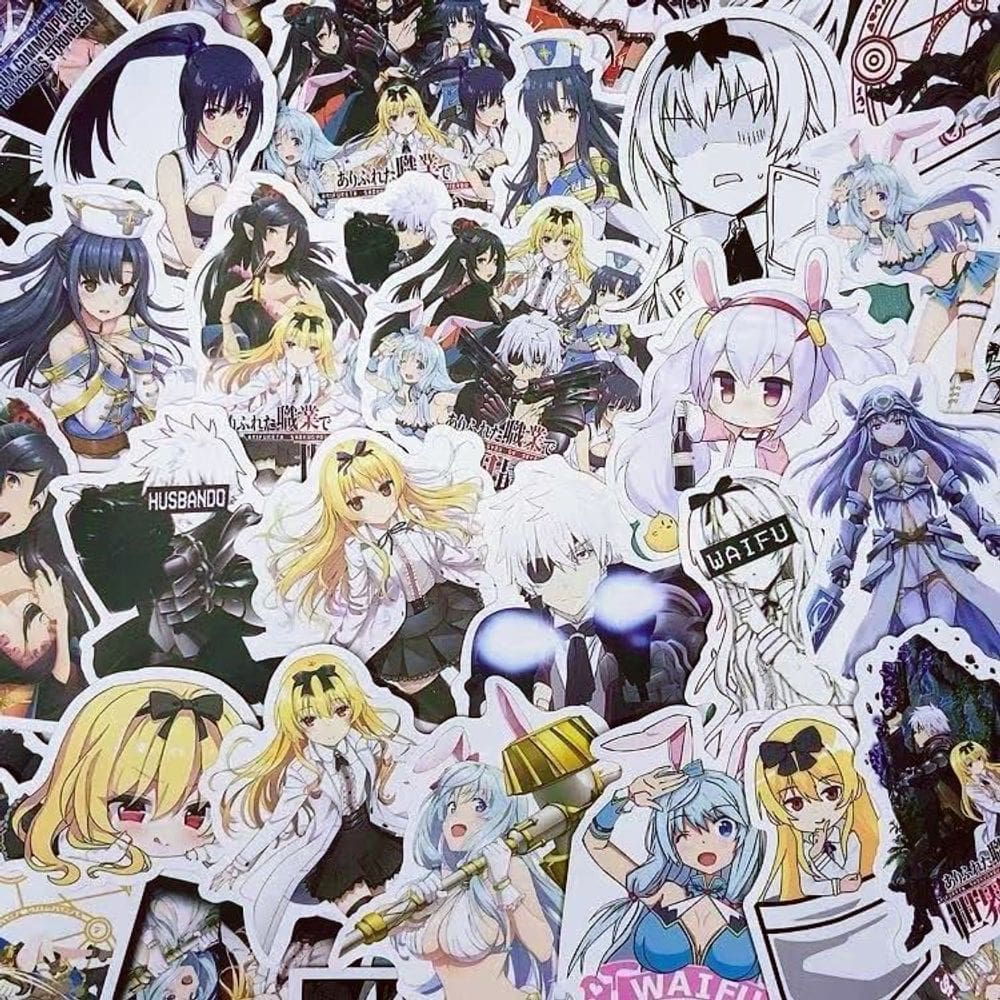 Pacote de adesivos Arifuretas, dos lugares comuns aos mais fortes do mundo