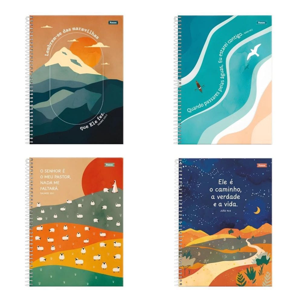 Caderno Universitario 80F Capa Dura 1 Materia Grace Foroni