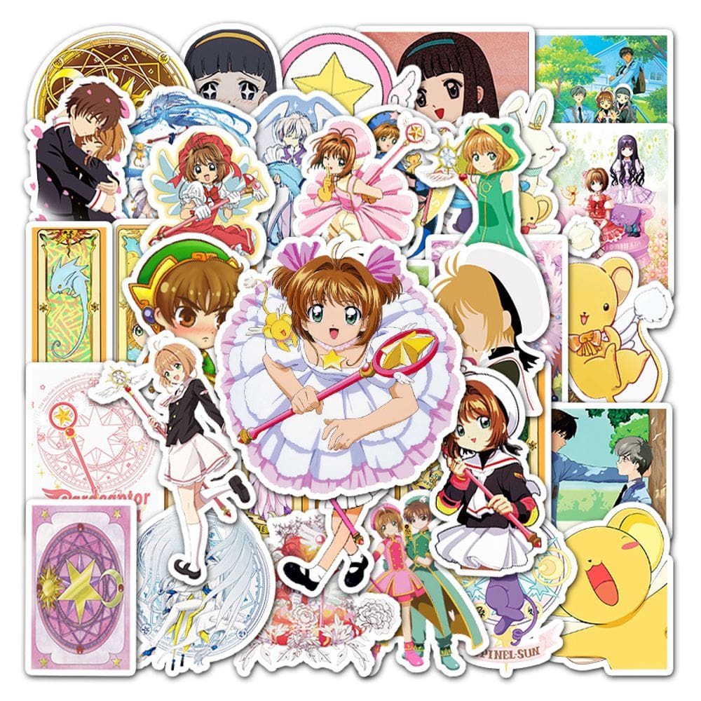 Adesivos Puellas Magis Madokas Magicas à prova d`água (50 unidades)