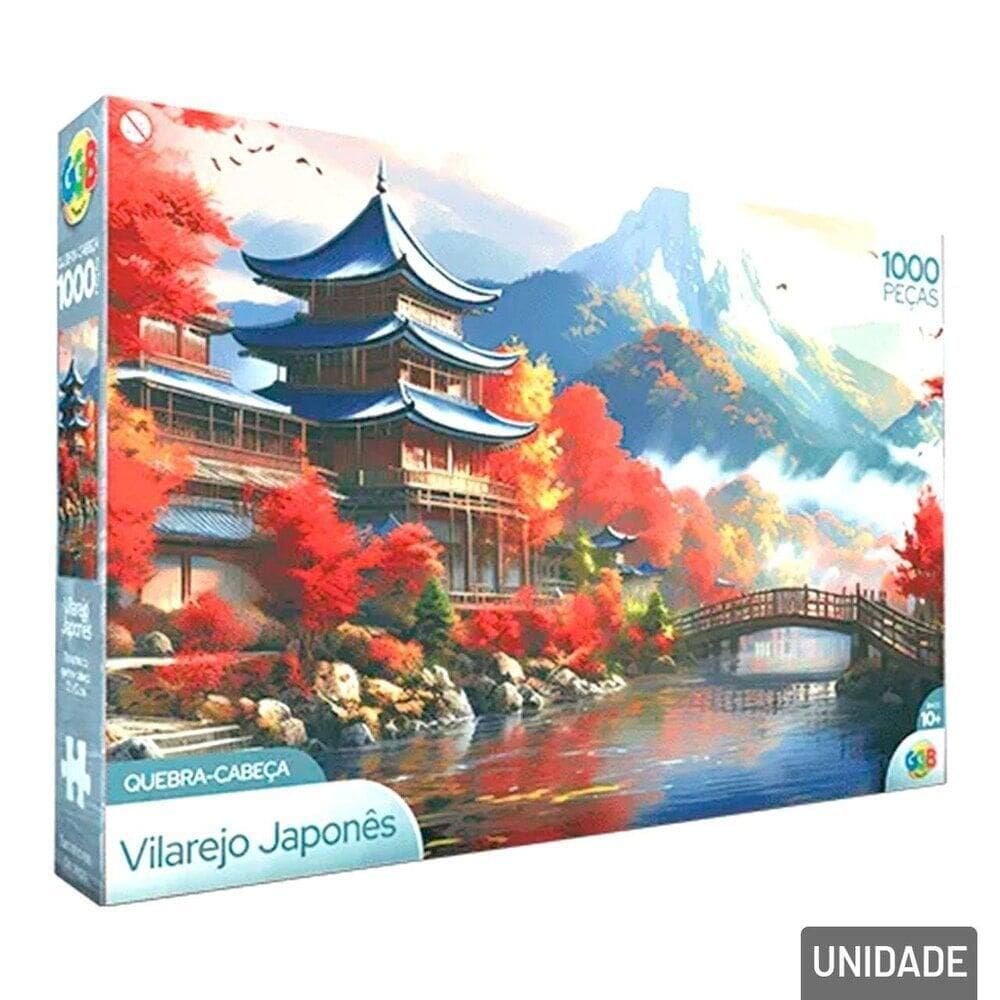 Quebra Cabeça 1000 Peças Vilarejo Japonês - Tudo em Caixa