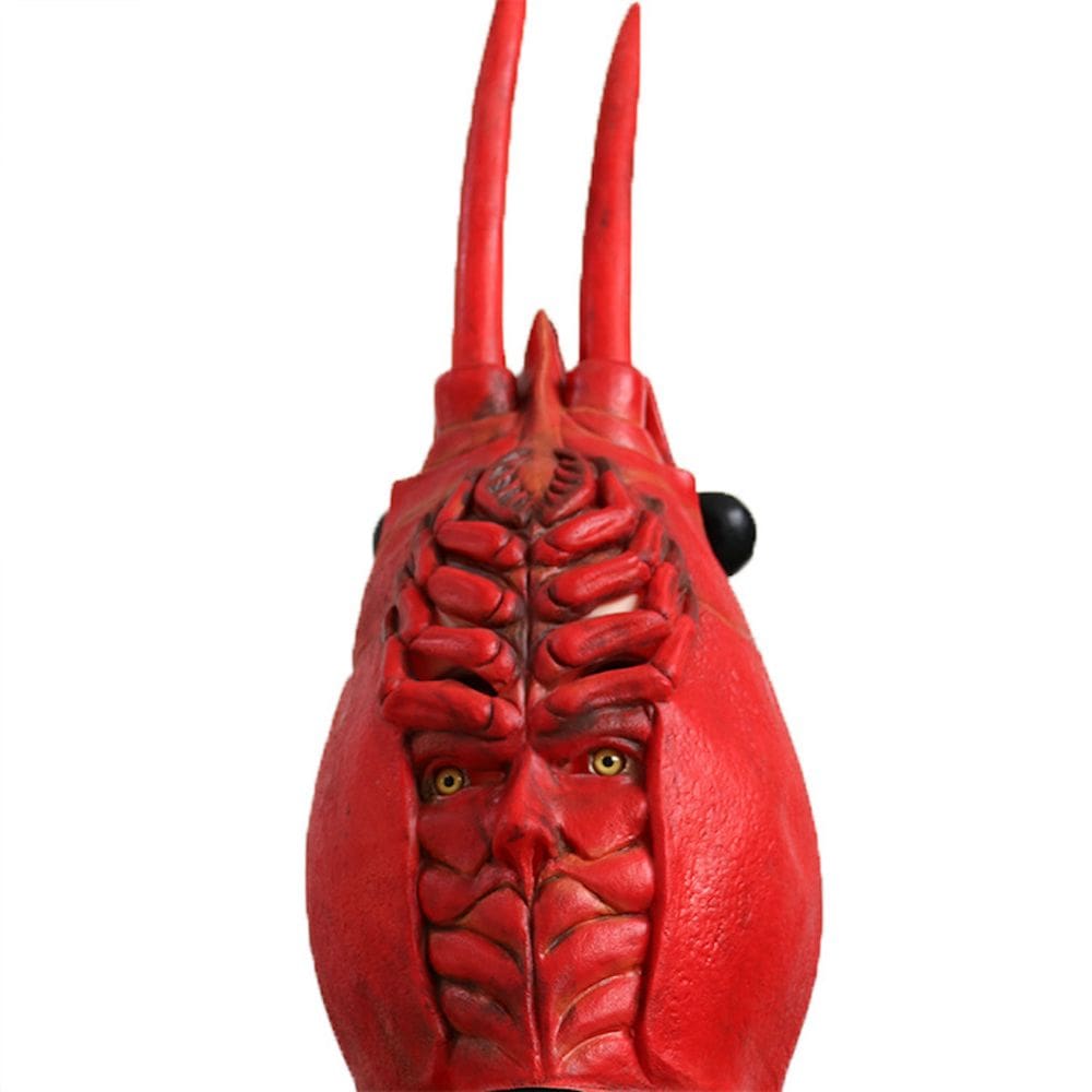 Headgear Crayfish Halloween Cosplay Party Máscara de látex