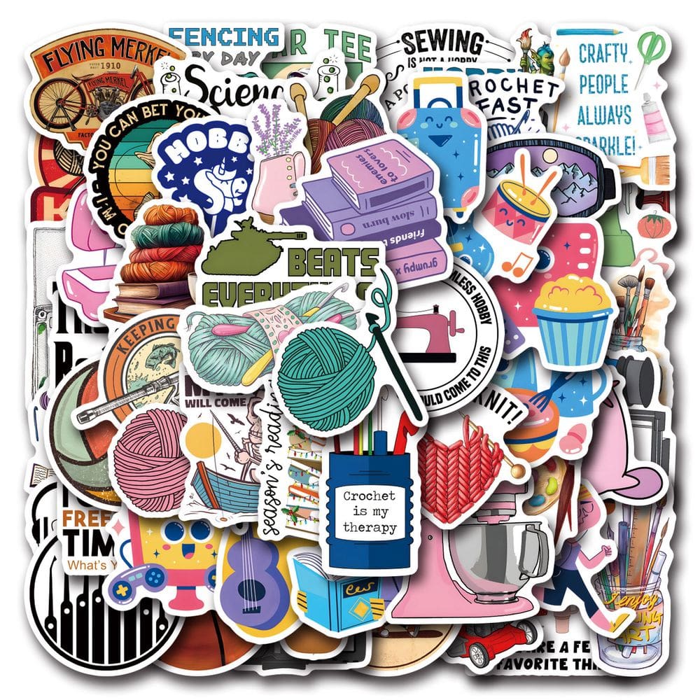 Adesivos Hobbys Waterproof Vinyl Anime 55 unidades/lote 5-7 cm