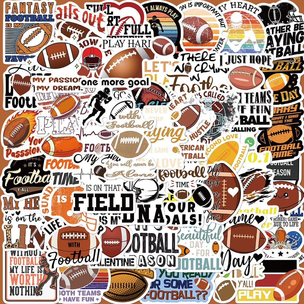 Adesivos de vinil impermeável de rugby, anime, 50 unidades/lote, 5-7 cm