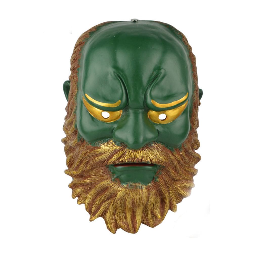 Máscara facial completa de resina de Halloween Cosplay Prop Monk Sha