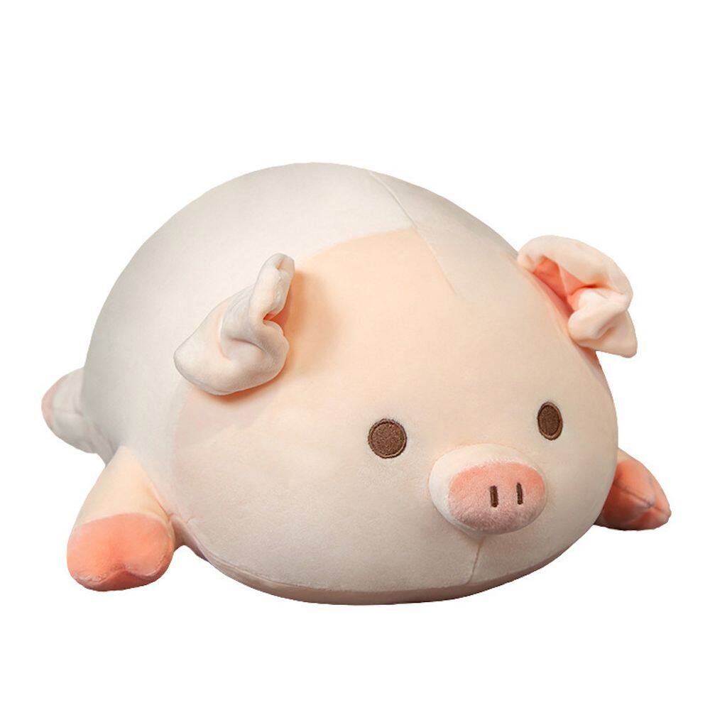 Boneca de brinquedo de pelúcia Creative Lie on Pig de 40 cm para crianças e adultos