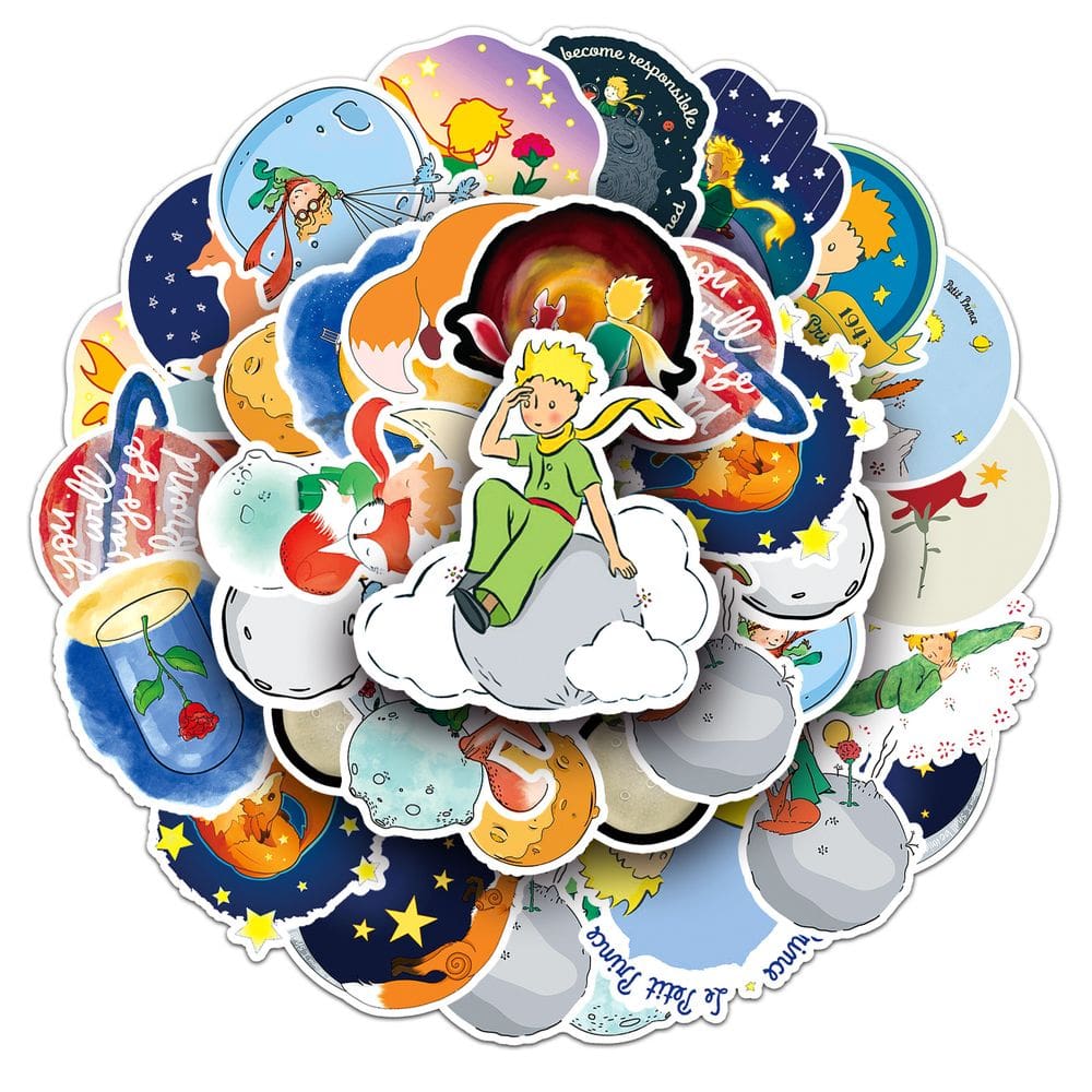 Adesivos Petits Princes Littles Princes impermeáveis, 50 unidades