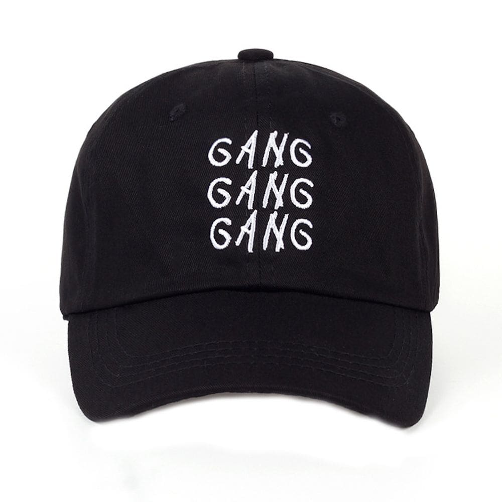 Boné de beisebol Anime Hat Gang para homens e mulheres de hip-hop - algodão