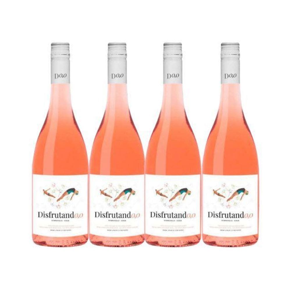 Vinho Sem Álcool Rosé Seco Tempranillo Disfrutando - 750Ml