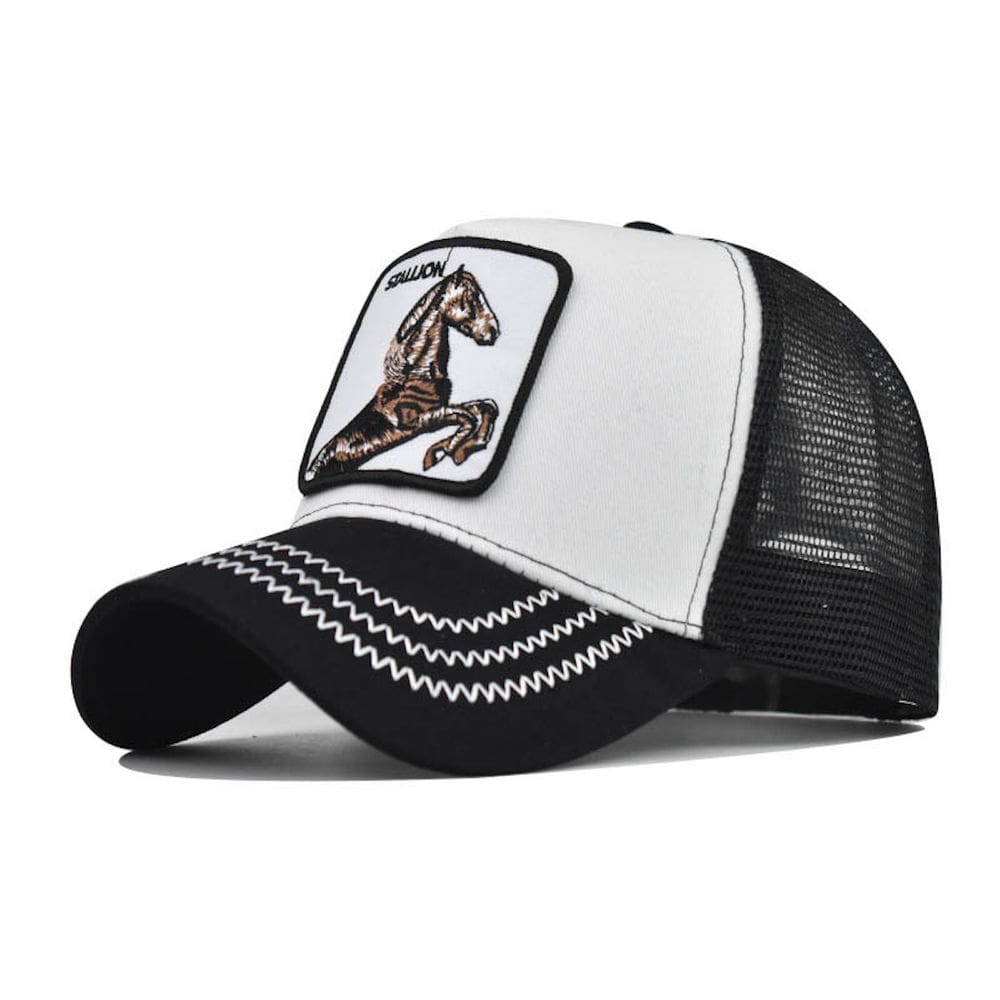Boné de beisebol Stallions Anime Snapback Hat Algodão 54-60cm