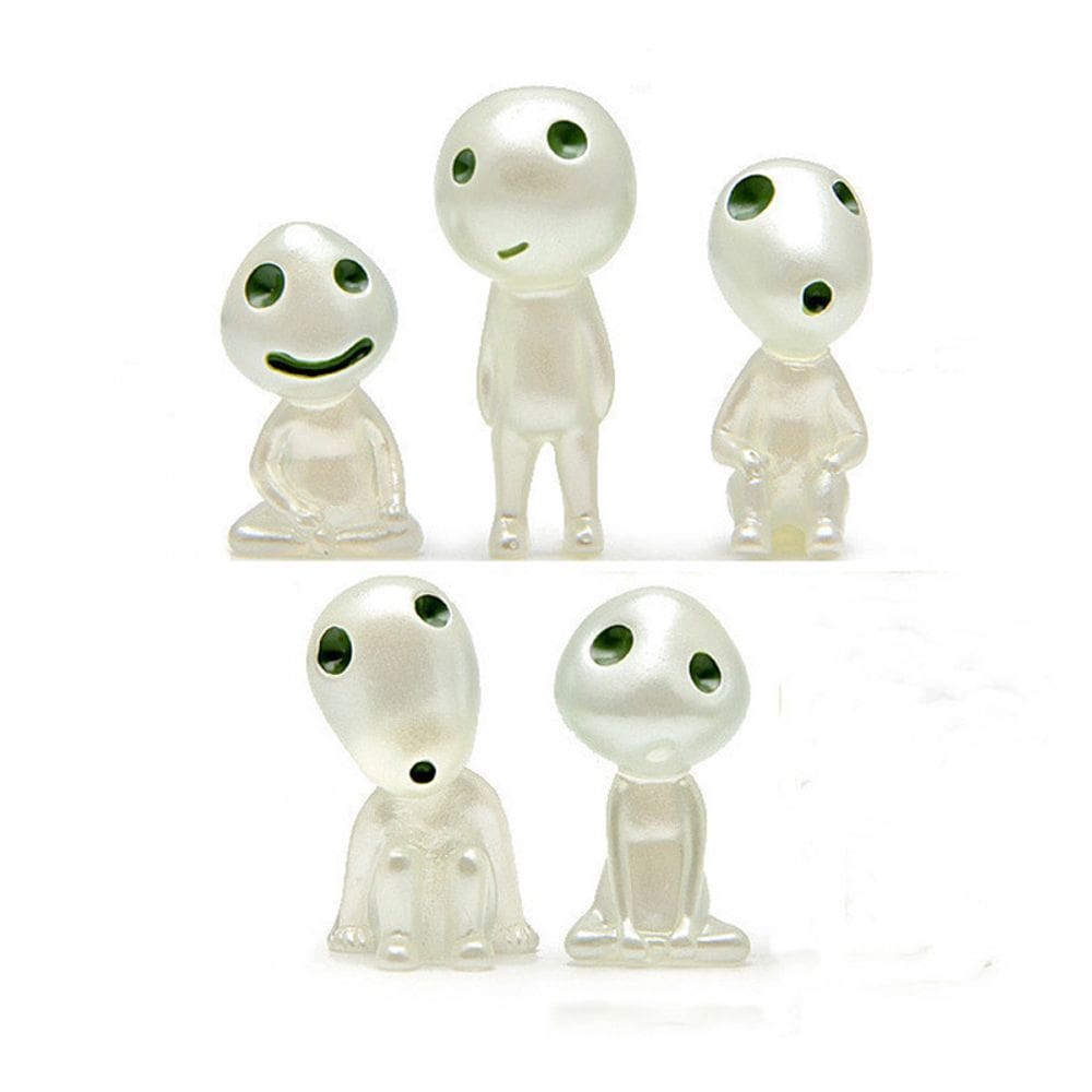 Decoração de jardinagem Princess Mononoke Hime Kodamas x5