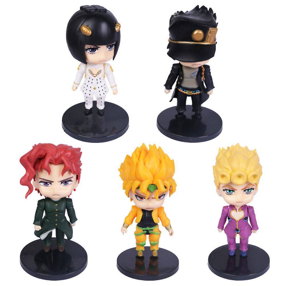 Coleção de brinquedos de figuras de anime Jojo`s Bizarre Adventures