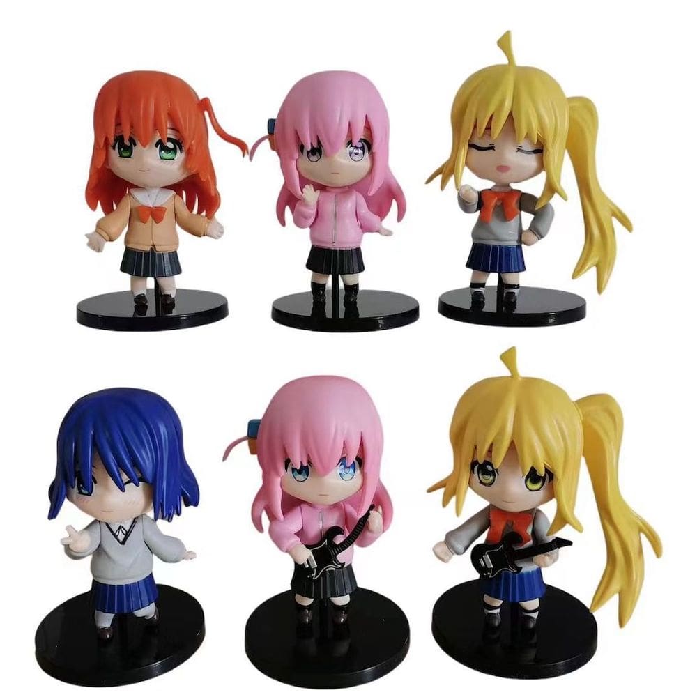 Coleção de brinquedos de figuras de anime modelo Deco Bocchi The Rocks