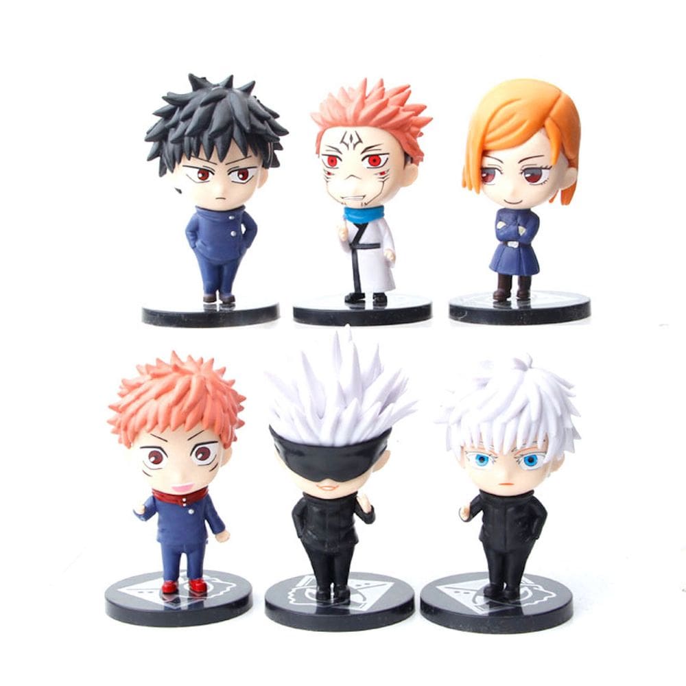 Boneco de ação Jujutsus Kaisens Gojos Satorus 10 cm 6 unidades/lote