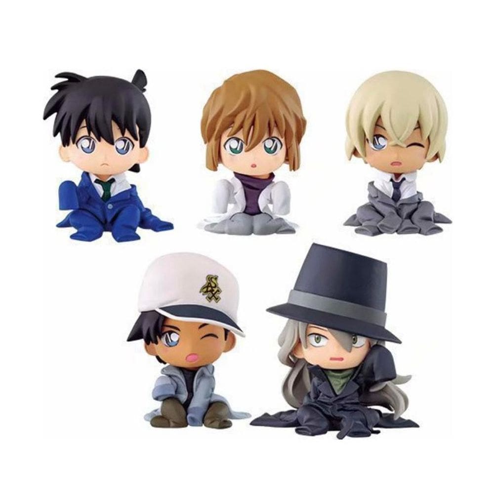 Coleção Figure Toy, 5 peças, Conan Jimmy Kudo, 5 cm, mini anime