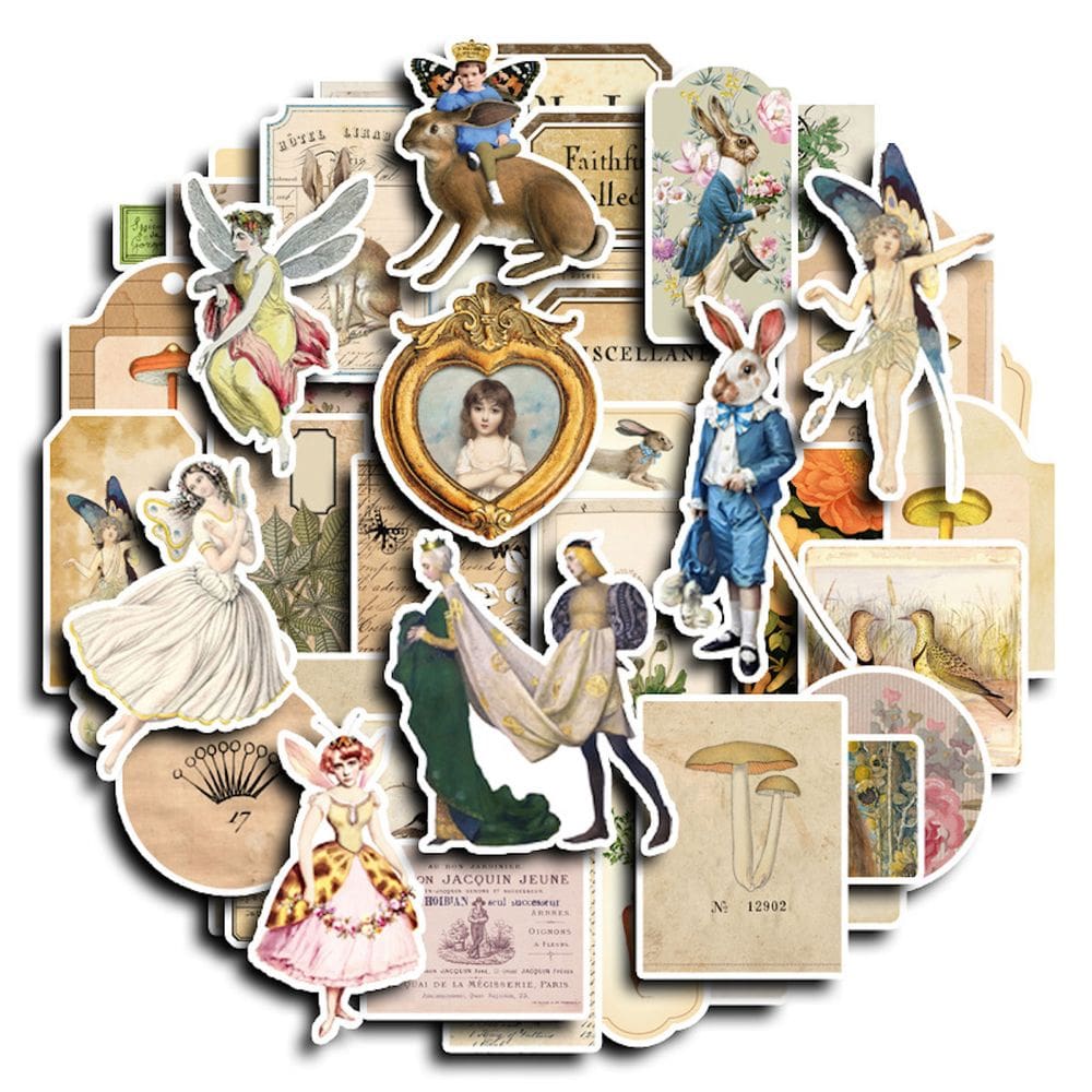 Pacote de adesivos Evele`s Night Anime, vinil impermeável, 50 unidades