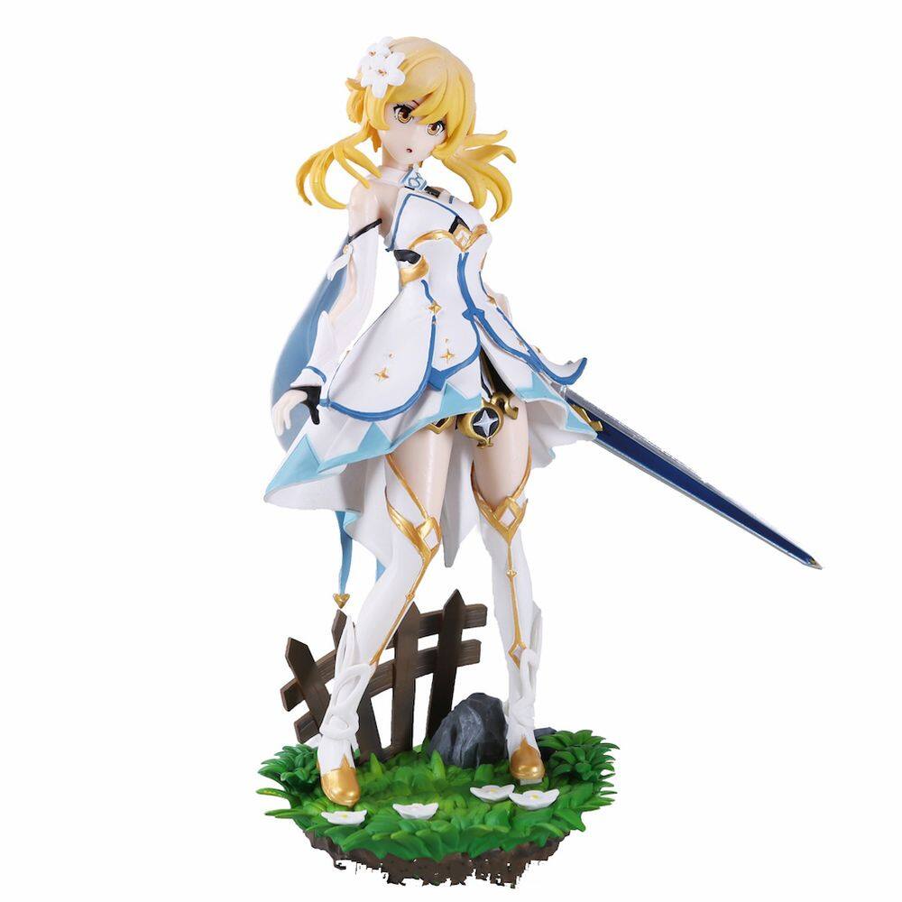 Figura de anime: brinquedo Genshins Impacts Lumine, 25 cm, PVC, colecionável