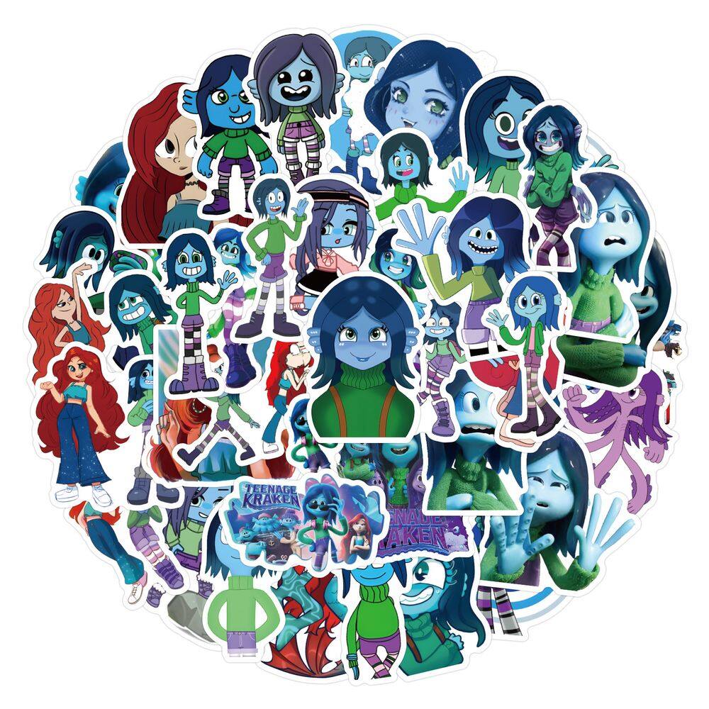 Adesivos Rubys Gillmankrakens Anime impermeáveis 50 unidades