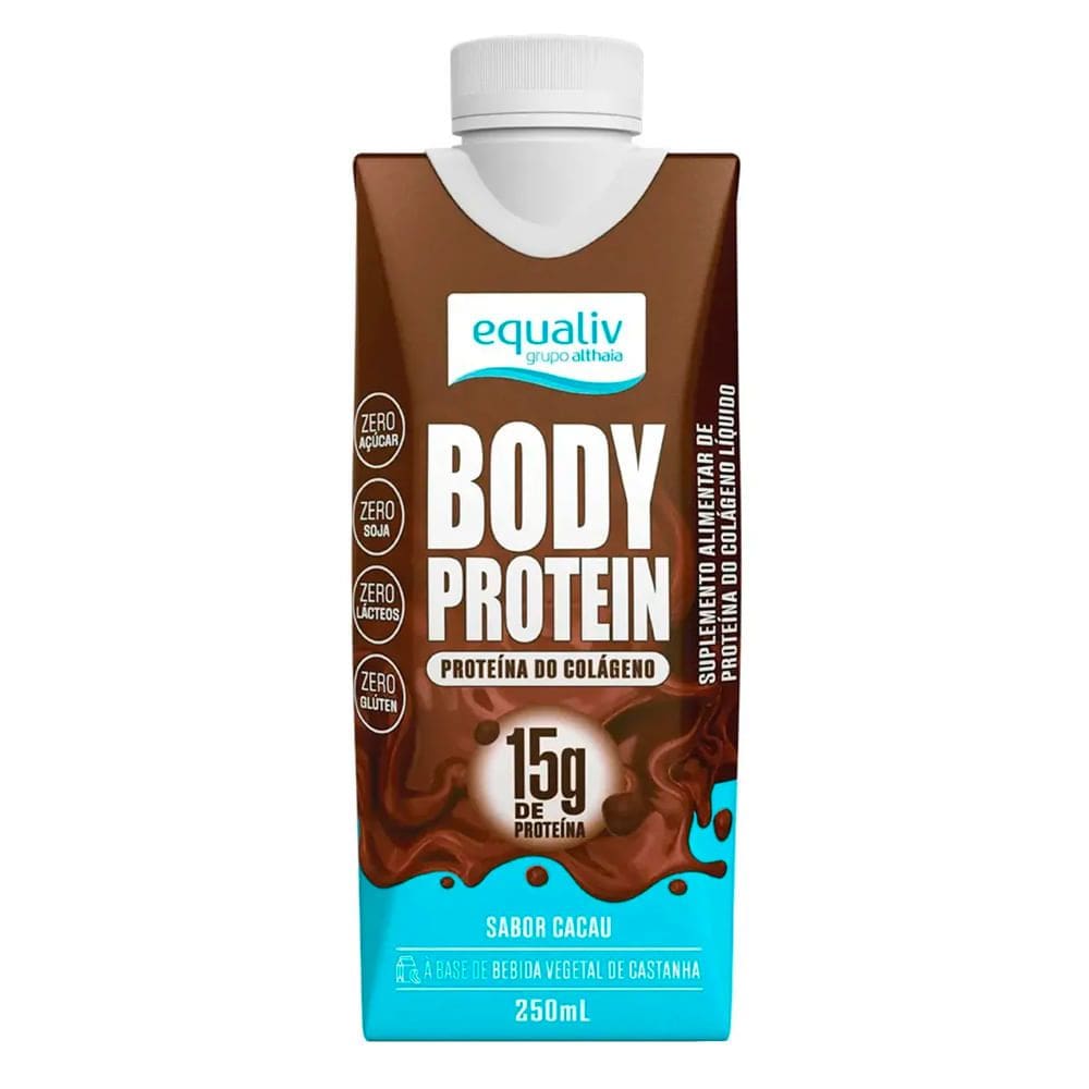 Body Protein Equaliv com 15g de Proteína Sabor Cacau 250ml