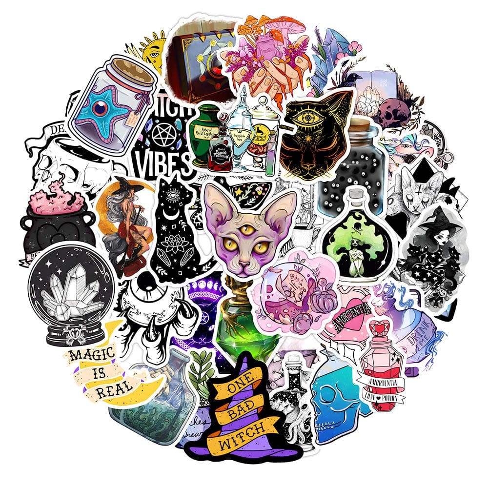 Pacote de adesivos Pharmacist Graffiti Anime Waterproof Vinyl x50