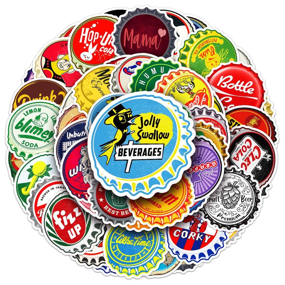 Adesivos, 50 unidades/lote, vinil impermeável, anime para laptop, etc.